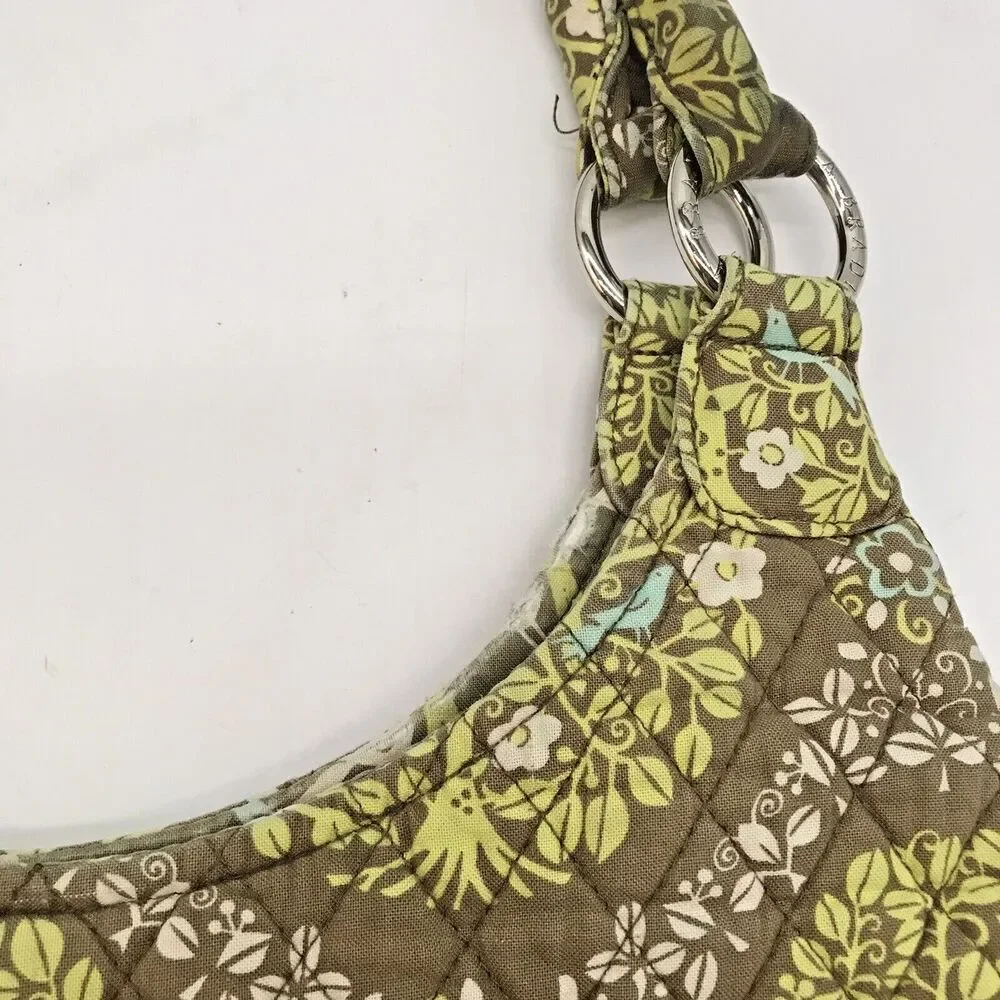 Vera Bradley Sittin' in a Tree Hobo Bag Large Rolled Double Handle Retired Purse